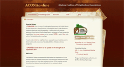 Desktop Screenshot of aconaonline.org