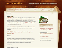 Tablet Screenshot of aconaonline.org
